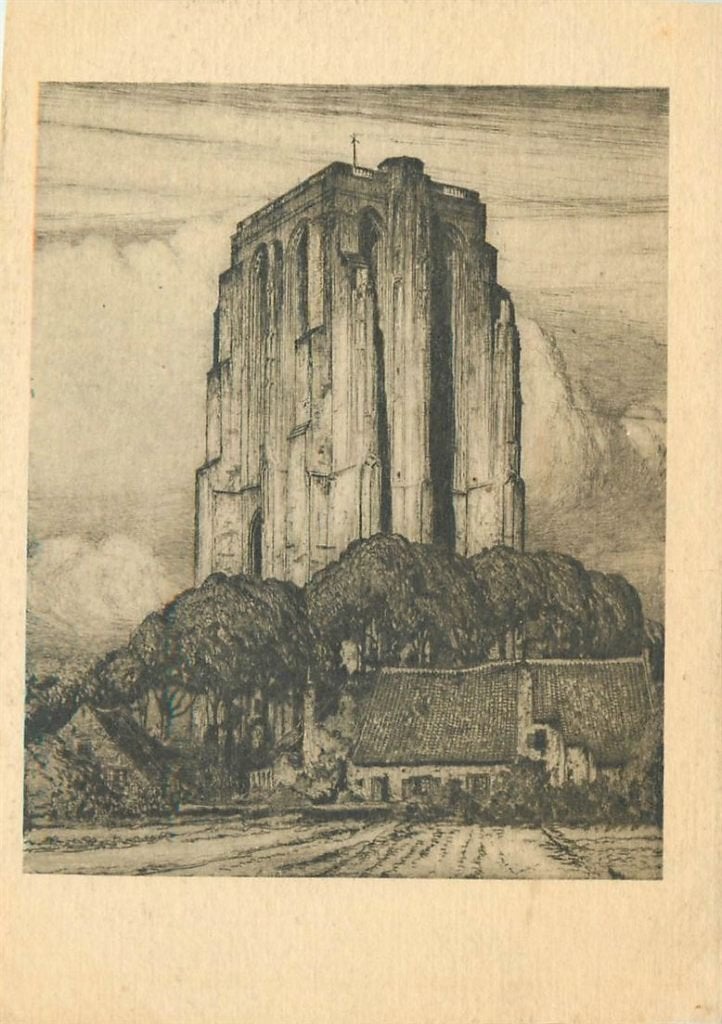 702-063-019 Zierikzee St Lievens Monstertoren, Verzenden, Voor 1920, Zeeland