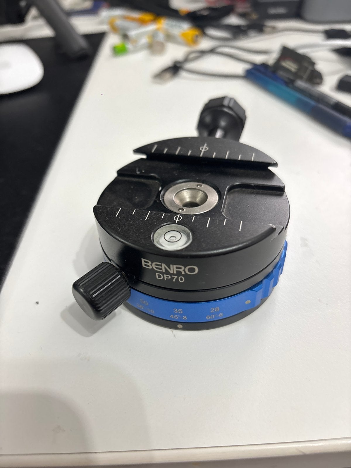 Benro DP70 Statiefkop - Panoramische Klem, Benro, Met waterpas, Ophalen of Verzenden, Statiefkop