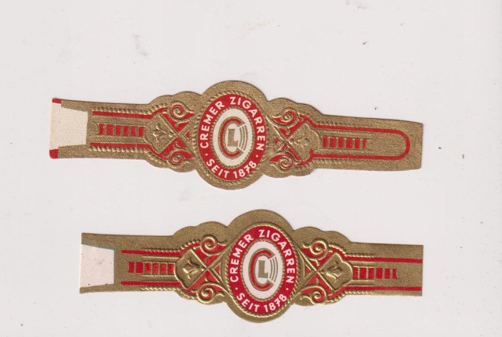sigarenbanden - CREMER, Ophalen of Verzenden, Zo goed als nieuw, Sigarenbandjes