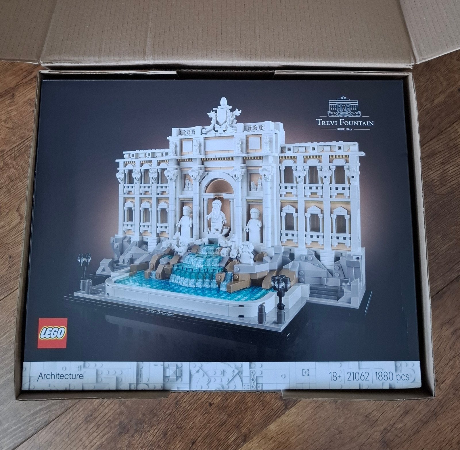 LEGO Architecture 21062 Trevi Fontein Nieuw Ongeopend, Lego, Nieuw, Architecture, Ophalen of Verzenden