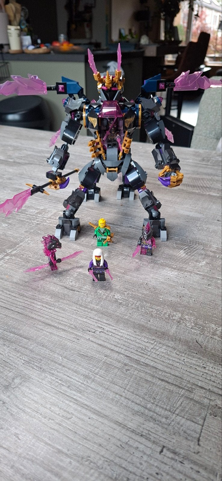 LEGO Ninjago de kristalkoning 71772, Lego, Ophalen of Verzenden, Zo goed als nieuw, Inclusief instructies