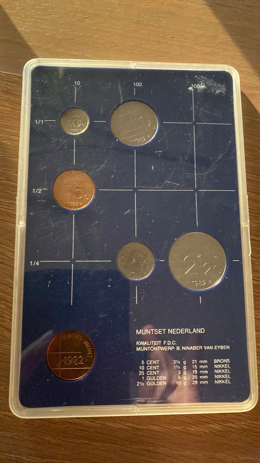 Muntset 1982, Ophalen, Vóór koninkrijk, Overige waardes, Setje