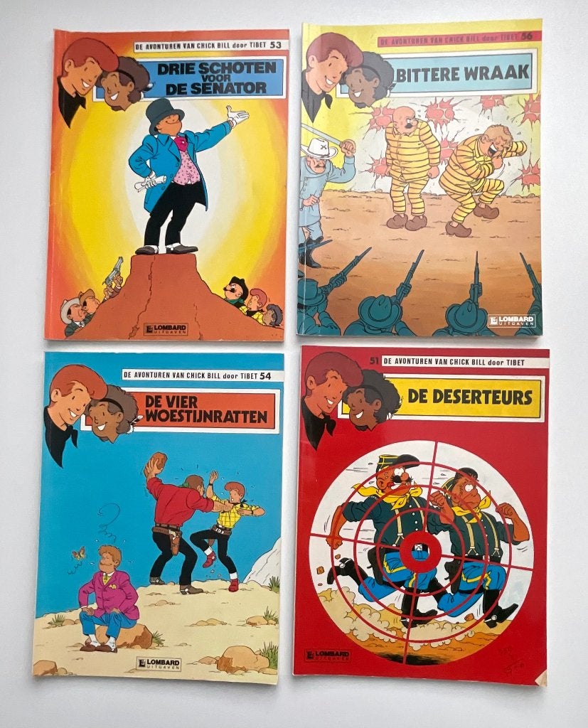 Chick en Bill 34 strips, Boeken, Meerdere stripboeken, Ophalen of Verzenden, Gelezen