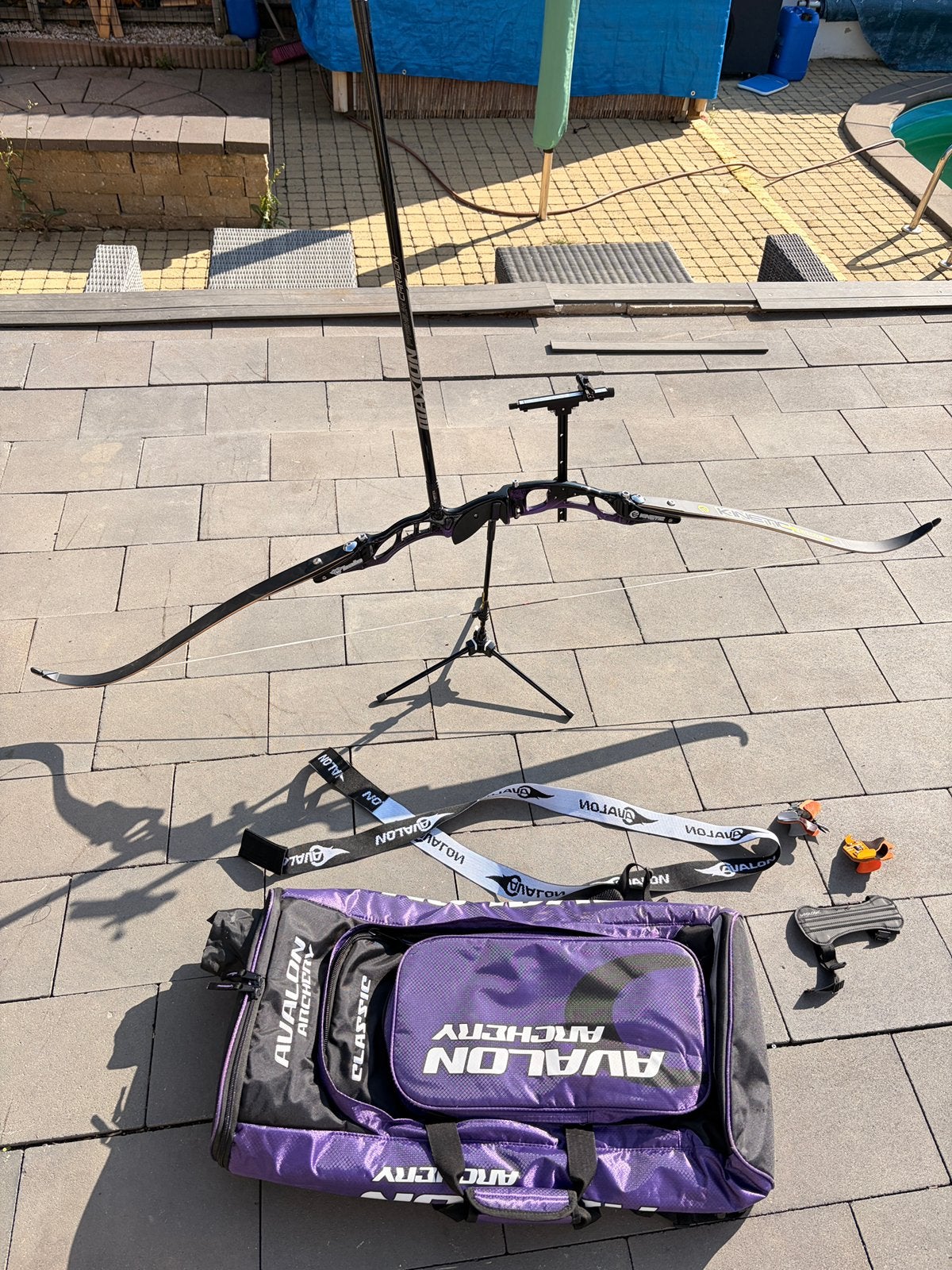 Kinetic recurve boog compleet, Ophalen of Verzenden, Zo goed als nieuw, Recurveboog