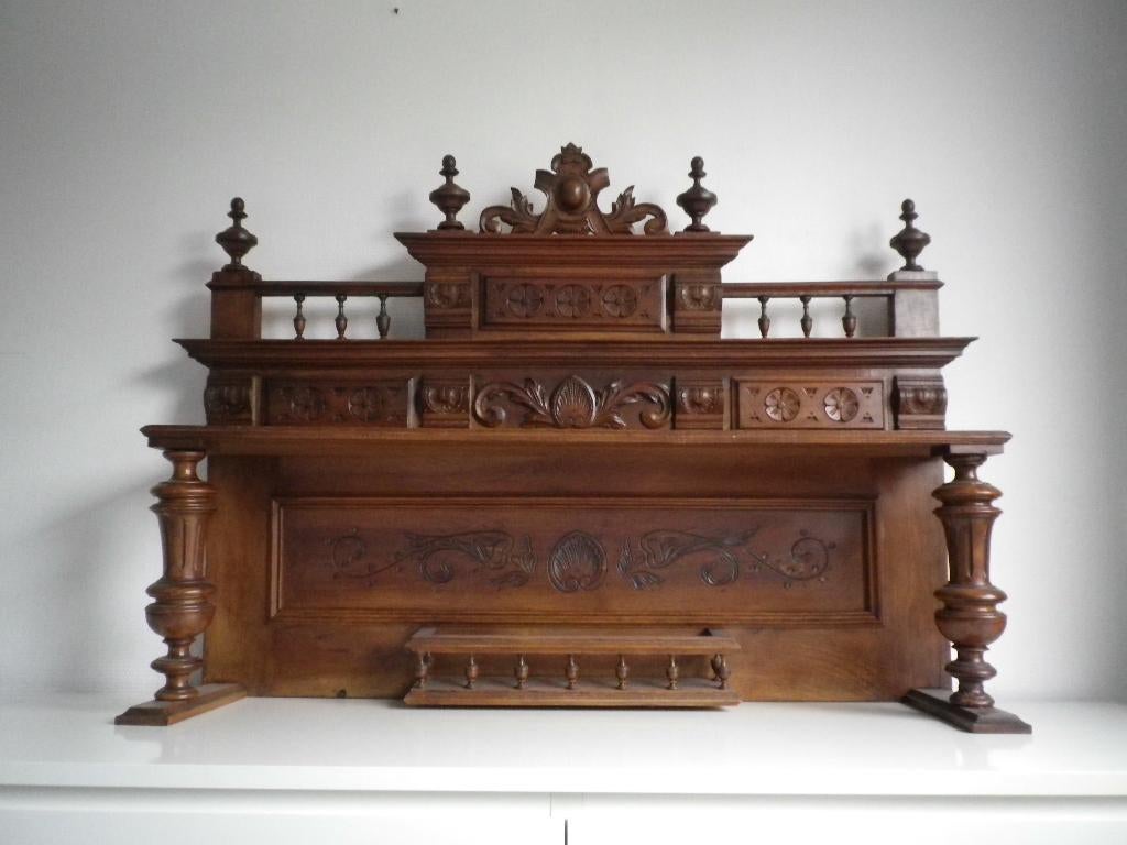 Houten sier opzet stuk voor een kast, Antiek en Kunst, Antiek | Meubels | Kasten, Ophalen