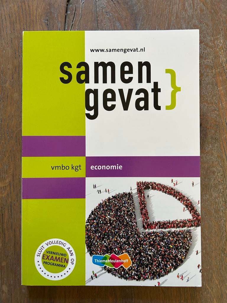 Samengevat vmbo kgt economie - Examenvoorbereiding, Ophalen of Verzenden, Zo goed als nieuw, VMBO, Economie