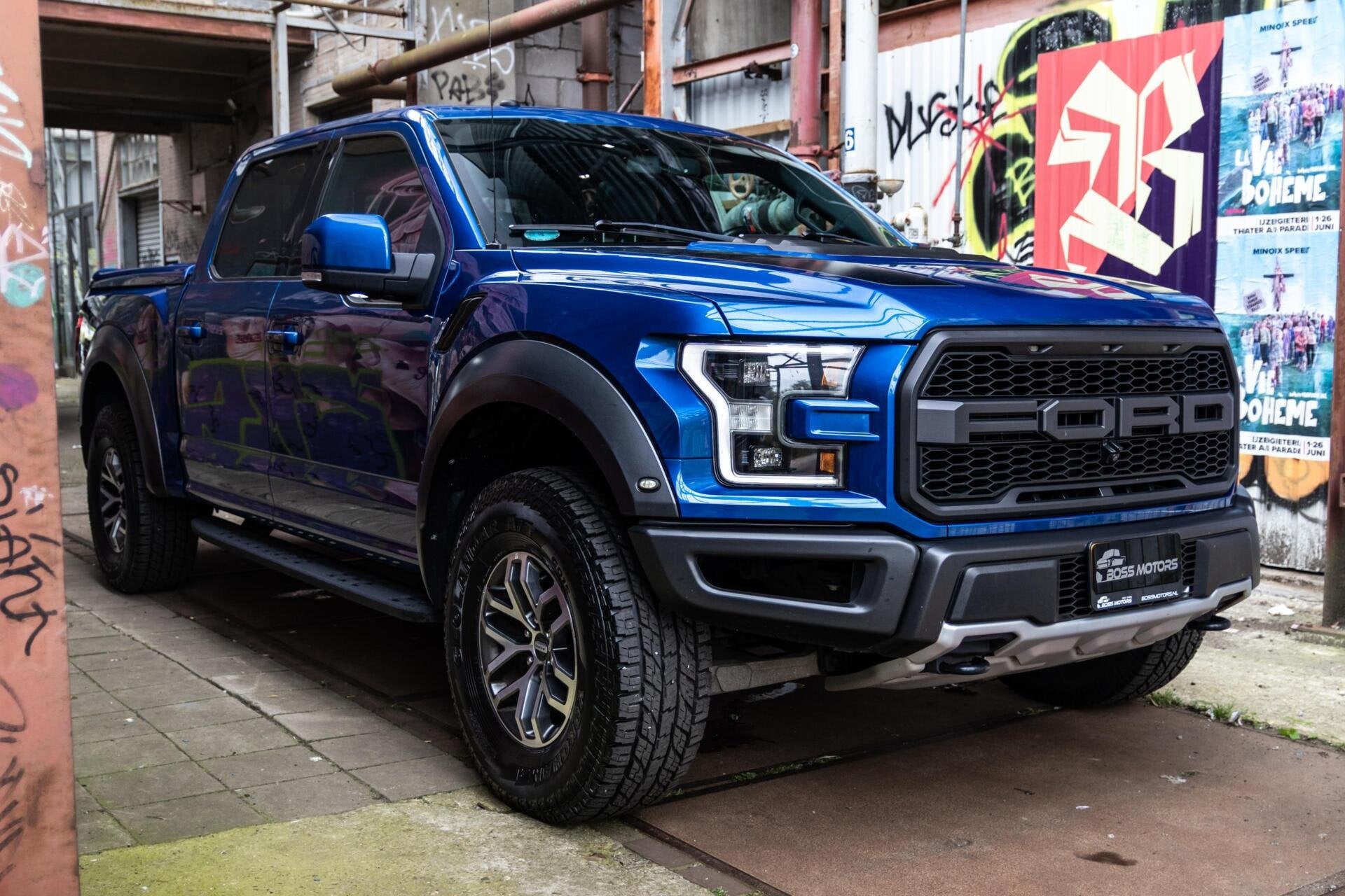 Ford USA F 150 F150 Raptor Lage Bijtelling Fiscaal 37k ZGAN, Auto's, Bestelauto's, Bedrijf, Ford USA, LPG, Automaat, Blauw, Gebruikt
