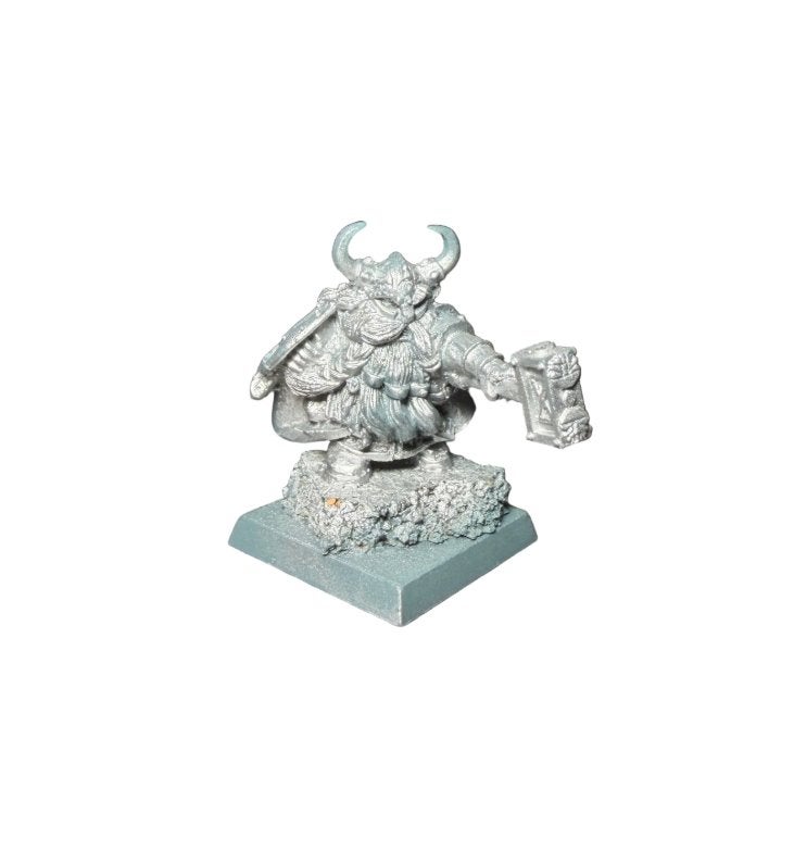 Warhammer Fantasy Dwarf Lord with Hammer and Shield, ., Warhammer, Ophalen of Verzenden, Zo goed als nieuw