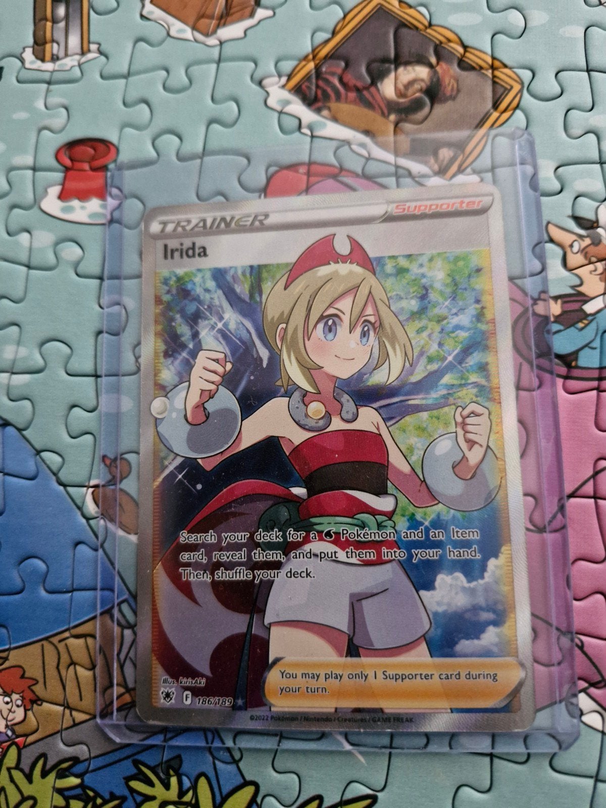 Irida Full Art Trainer Kaart (Pokémon TCG), Ophalen of Verzenden, Nieuw