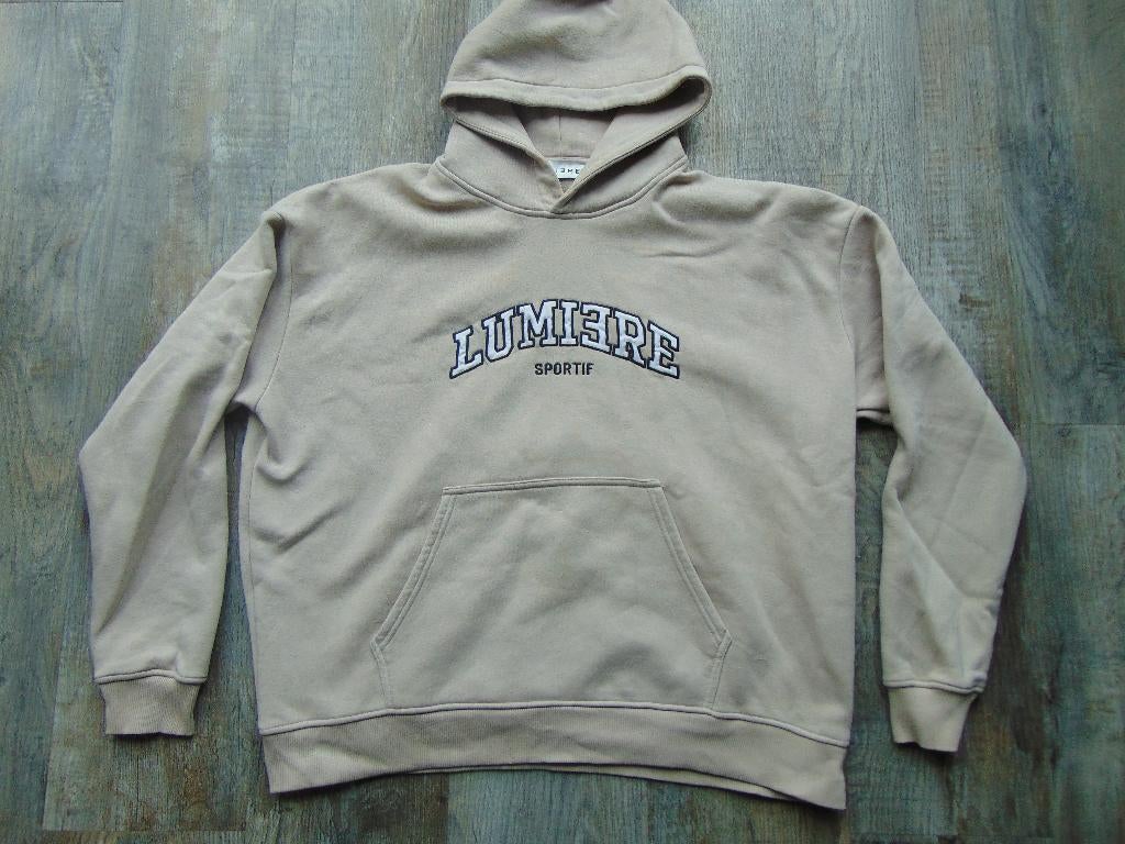 Lumi3re hoodie beige maat L capuchon sweater trui, Maat 52/54 (L), LUMI3RE, Beige, Ophalen of Verzenden