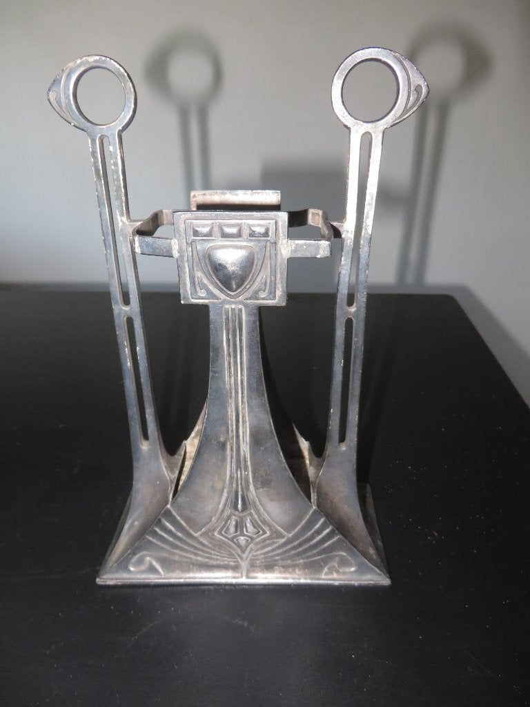 zakhorloge houder Art Nouveau / Jugendstil, Overige merken, Zakhorloge, Staal, 1900 tot 1930
