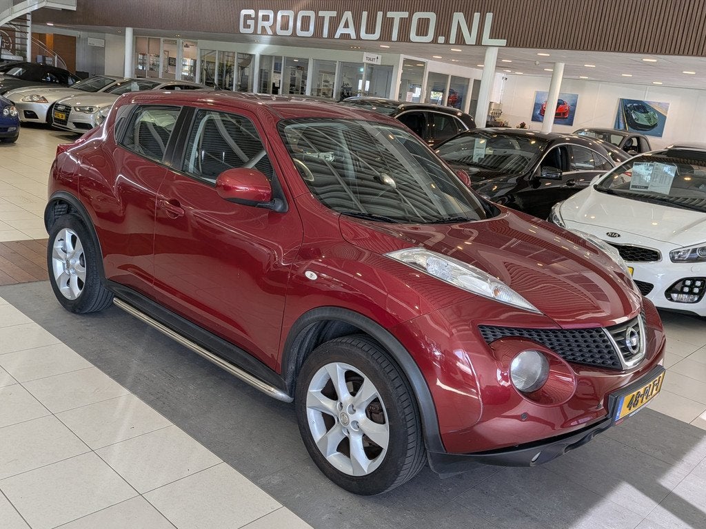 Nissan Juke 1.6 Acenta Eco Airco, Cruise Control, Trekhaak,, Auto's, Nissan, Bedrijf, Te koop, Juke, ABS, Airbags, Airconditioning