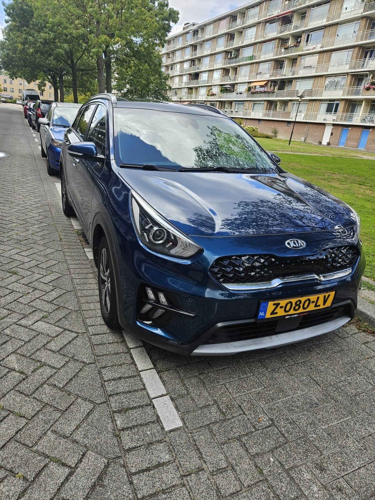 Kia Niro 1.6 GDi Hybrid 141pk Dct6 2020 Blauw, Auto's, 1580 cc, Blauw, 1390 kg, SUV of Terreinwagen