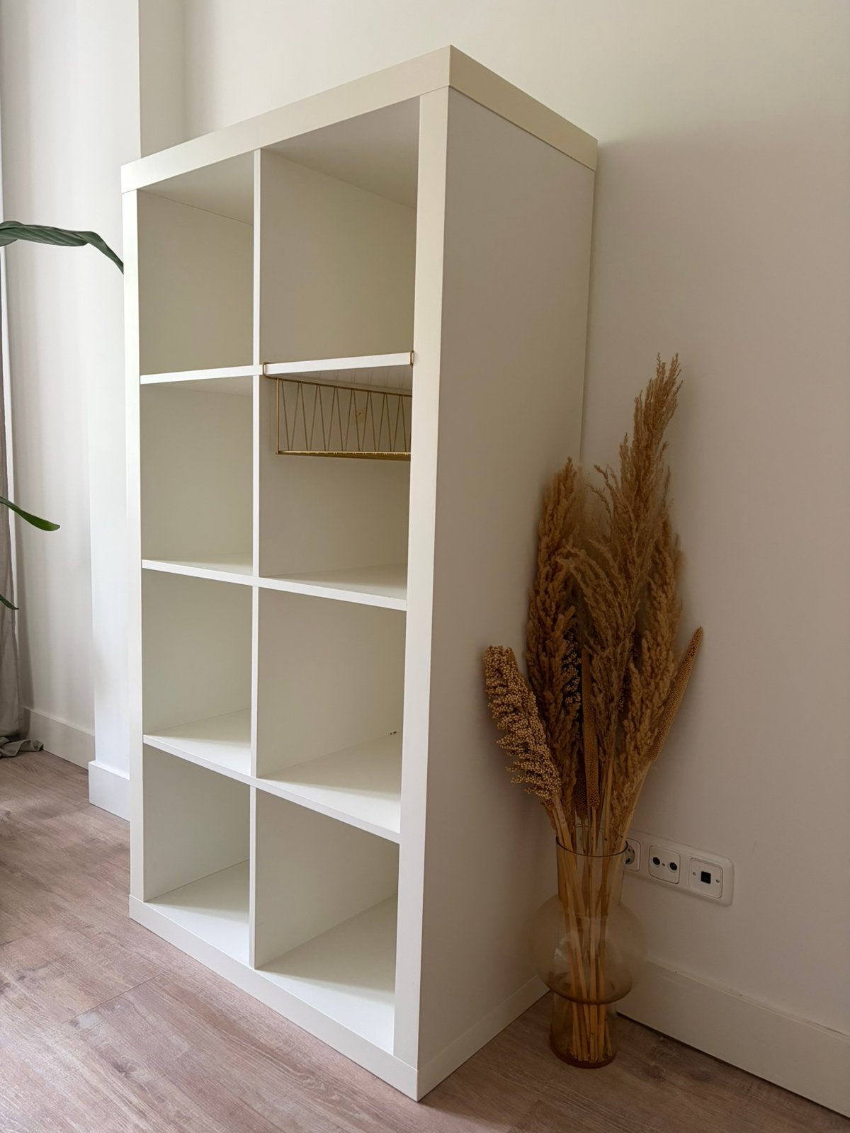 IKEA Kallax boekenkast wit 148x78,5x39cm (voormalig Billy), Ophalen, Met plank(en), Gebruikt, 100 tot 150 cm
