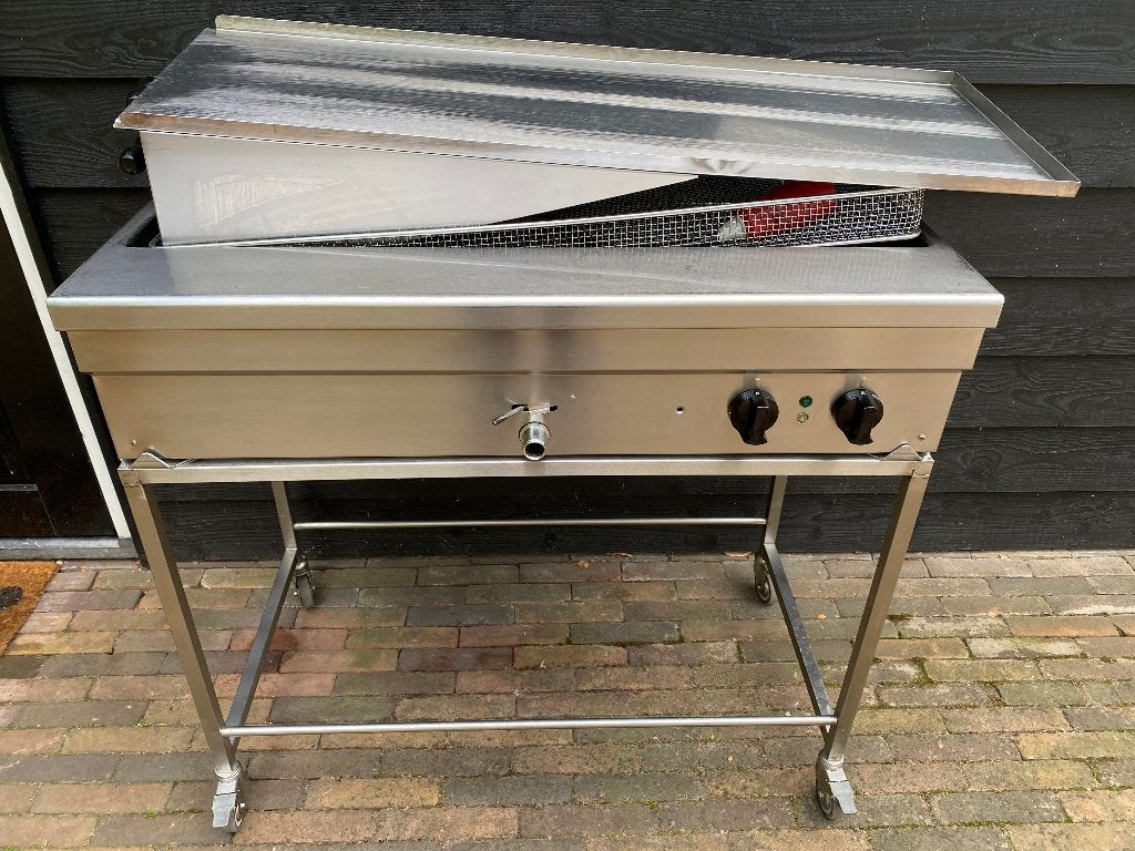 oliebollenbak Giorik 10kW / oliebollen friteuse vis frituur, 4 liter of meer, Ophalen, Zo goed als nieuw