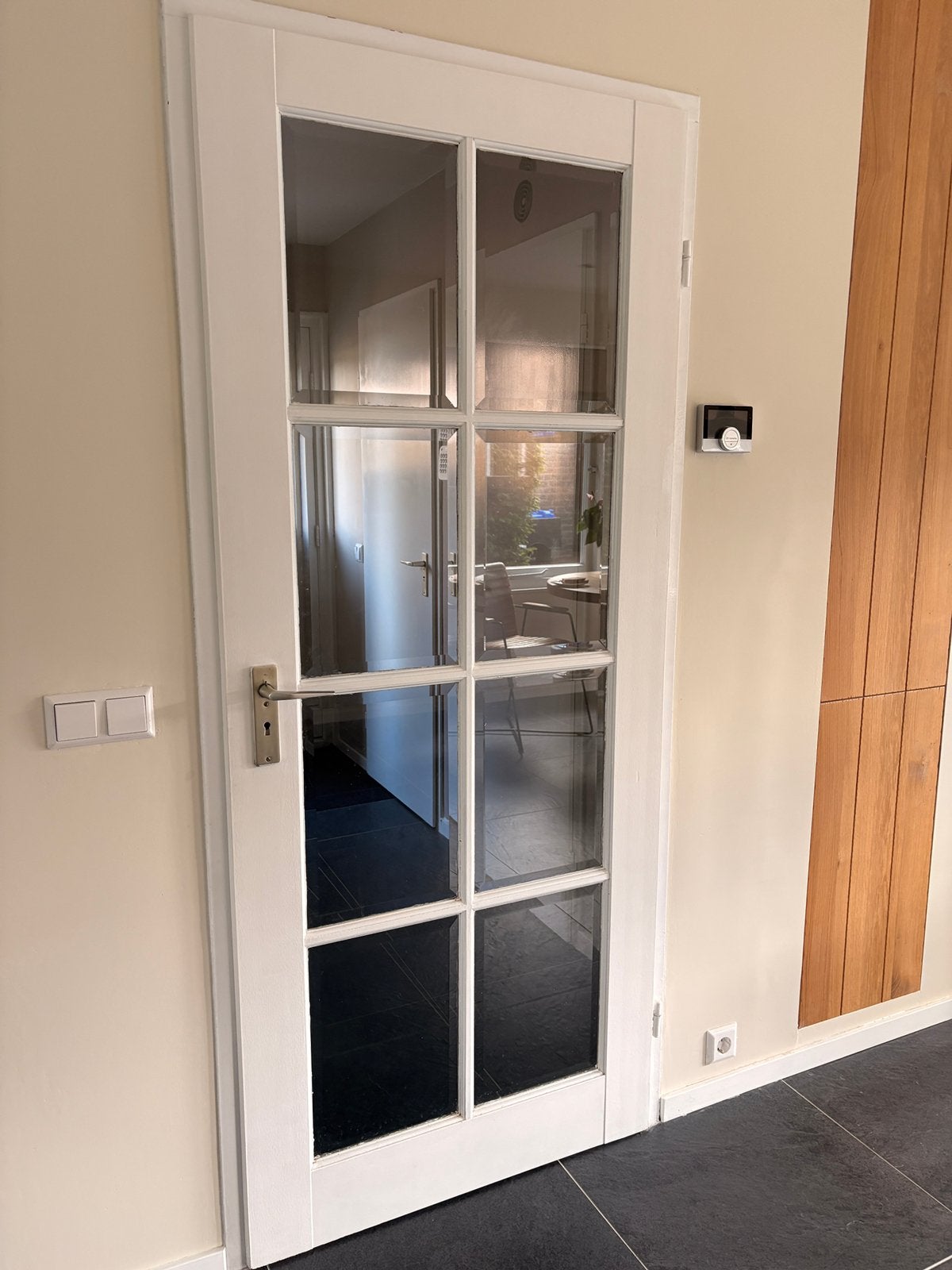 Kamerdeur, Ophalen, Binnendeur, 200 tot 215 cm, Glas