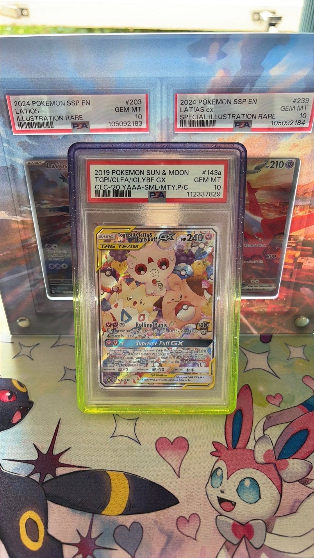 Togepi & Cleffa & Igglybuff Tag Team 143 A Cosmic Eclipse, Ophalen of Verzenden, Zo goed als nieuw