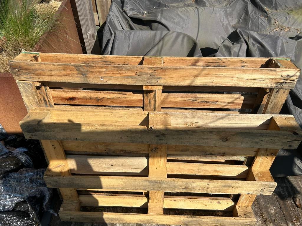 2x pallet gratis af te halen, Doe-het-zelf en Verbouw, Hout en Planken, Ophalen, Zo goed als nieuw, 50 mm of meer, Pallet