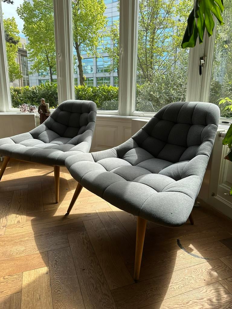 Set van 2 Kolton fauteuils, Made, Ophalen of Verzenden, Zo goed als nieuw, 75 tot 100 cm, 50 tot 75 cm