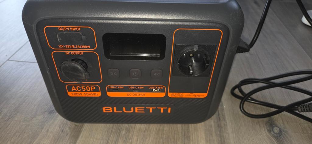 BLUETTI AC50P Draagbare Power Station - 500Wh/300W, Ophalen, Gebruikt