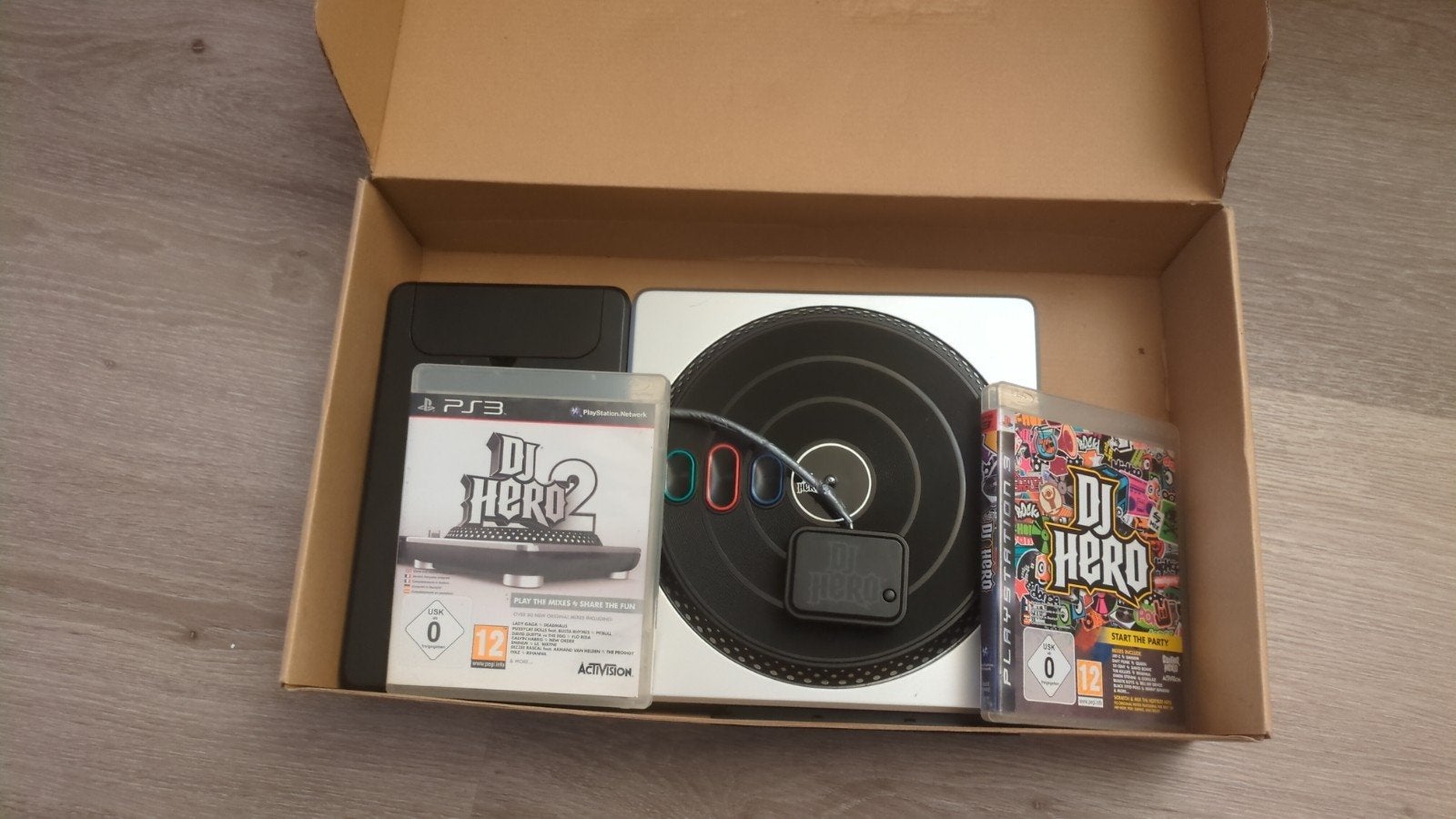 Dj hero draaitafel., Ophalen