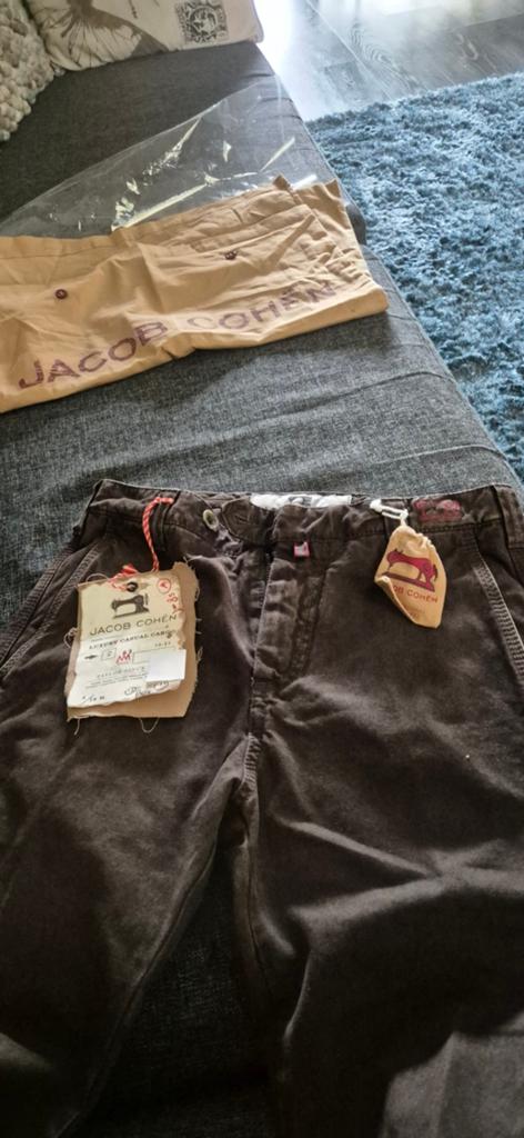 Jacob Cohen Luxe Broek Maat 30 - Nieuw met labels, Kleding | Heren, Broeken en Pantalons, Bruin, Nieuw, Overige maten, Ophalen of Verzenden