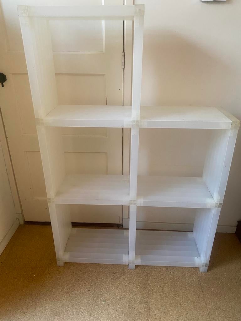 Lundia kast kunststof modulair, Huis en Inrichting, Kasten | Wandmeubels, Met plank(en), Kunststof, Gebruikt, 100 tot 150 cm
