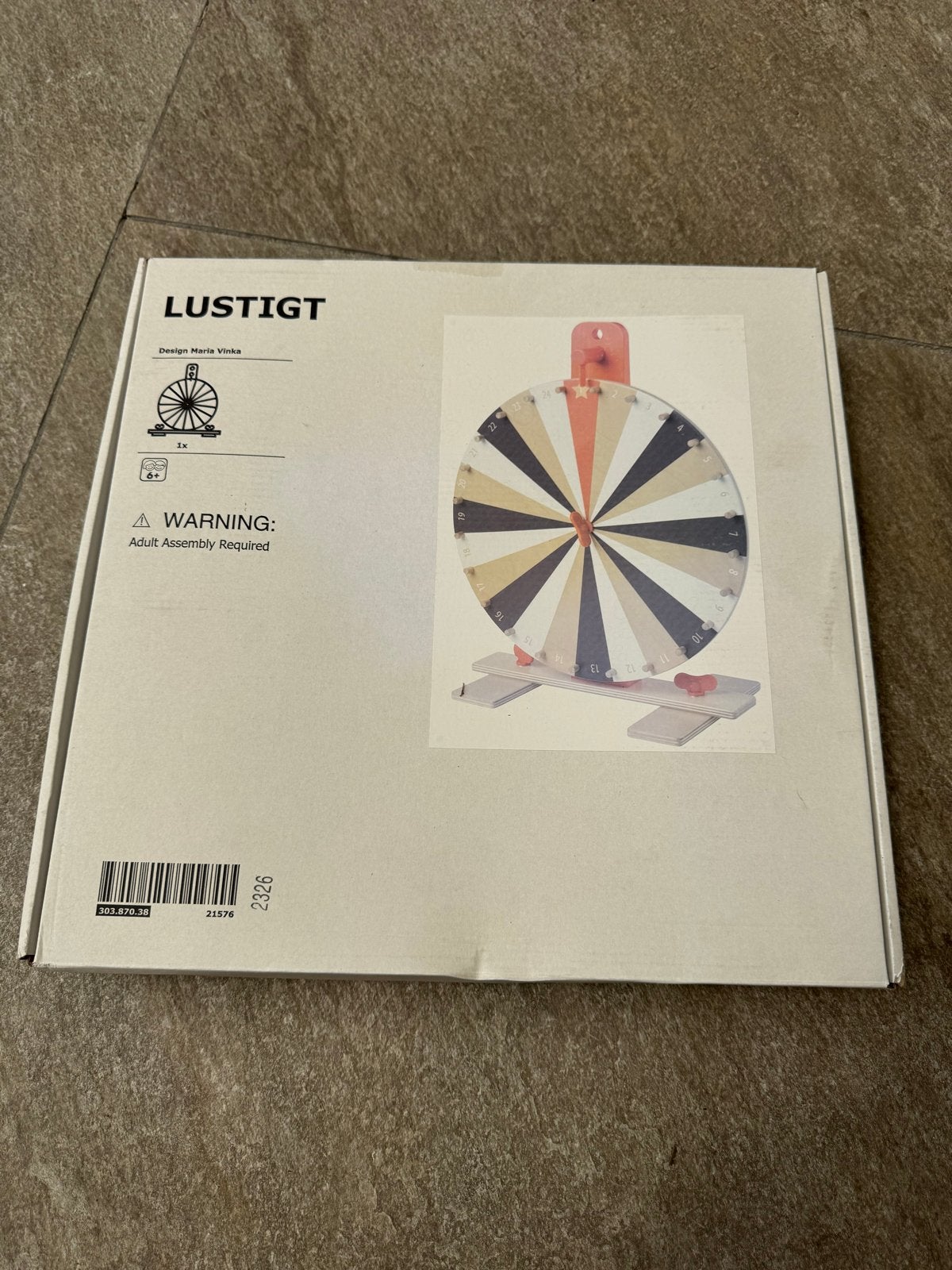 IKEA LUSTIGT Rad van Fortuin - Nieuw in doos, Kinderen en Baby's, Speelgoed | Overig, Nieuw, Jongen of Meisje, Ophalen of Verzenden