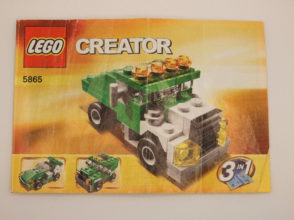 Lego 5865 Mini Dumper, Gebruikt, Lego, Compleet, Ophalen of Verzenden
