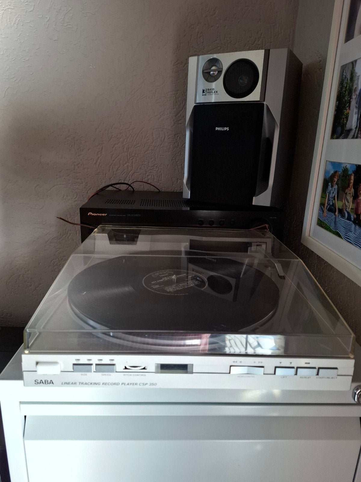 SABA Linear Tracking Record Player CSP 350, Ophalen of Verzenden, Gebruikt, Platenspeler, Overige merken