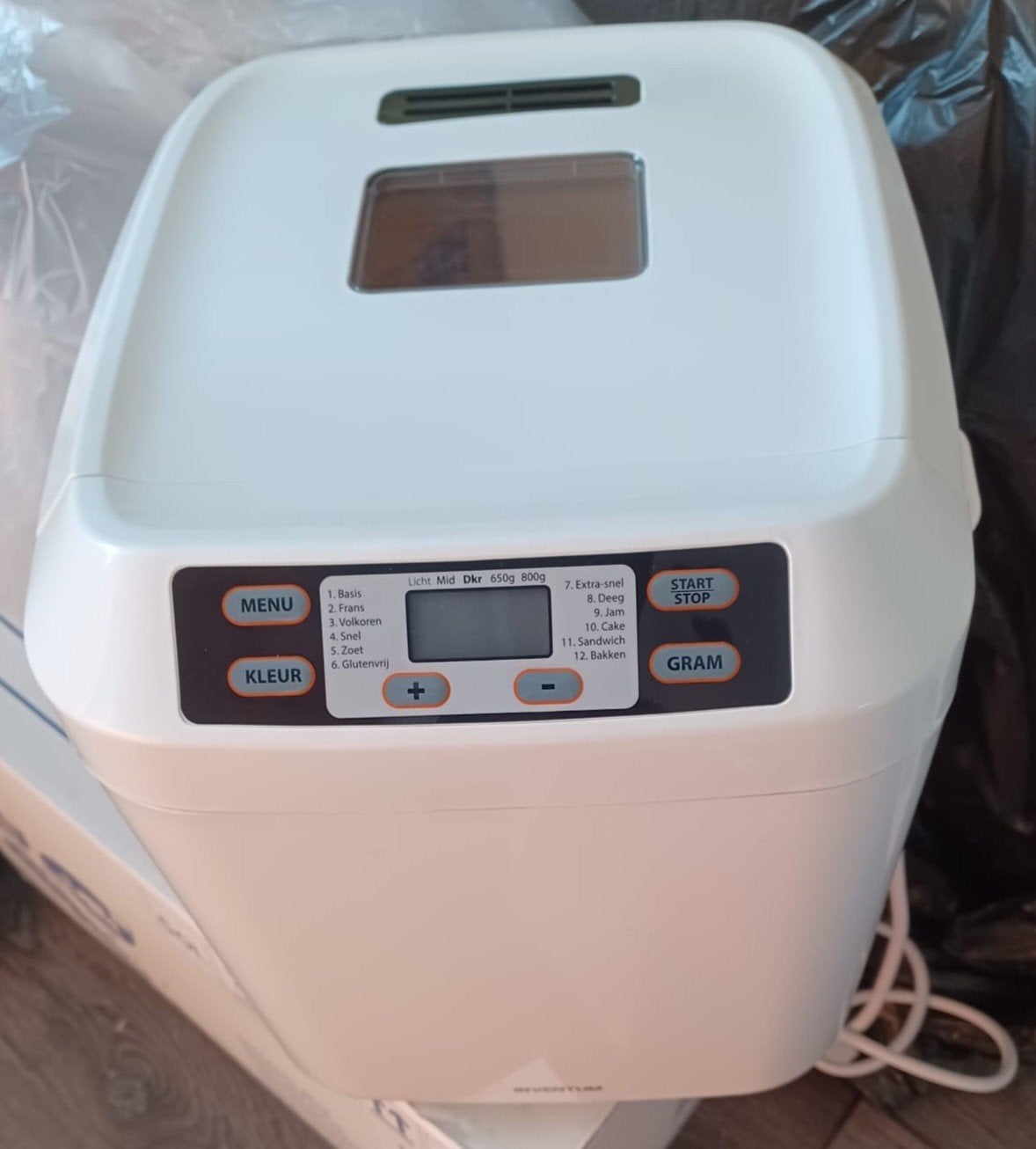 brood machine, Ophalen, Zo goed als nieuw