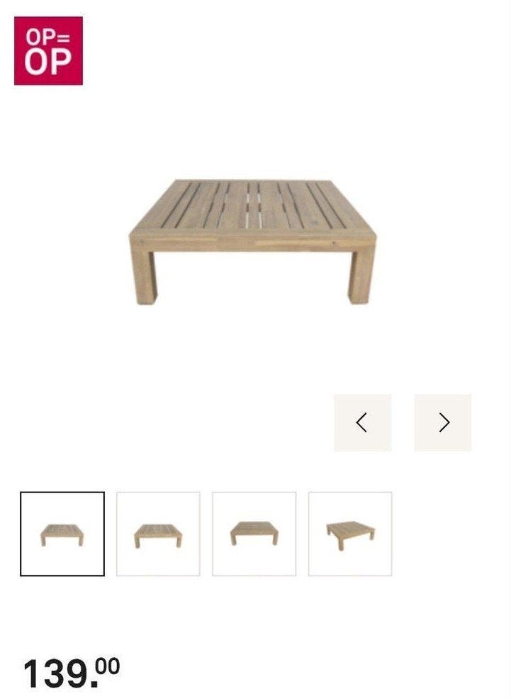 Nieuwe Trevor salontafel - Nieuw in doos, Ophalen, 50 tot 100 cm, Vierkant, Nieuw