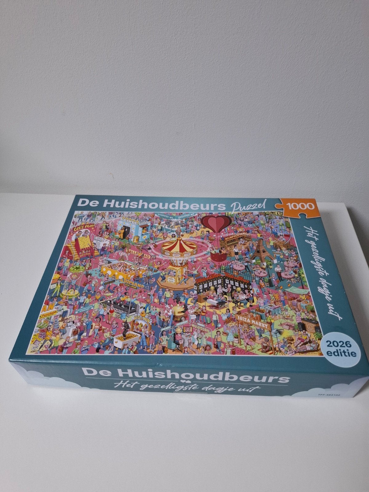 PUZZEL HOUSHOUDBEURS 1000STUKS, Ophalen of Verzenden, 500 t/m 1500 stukjes