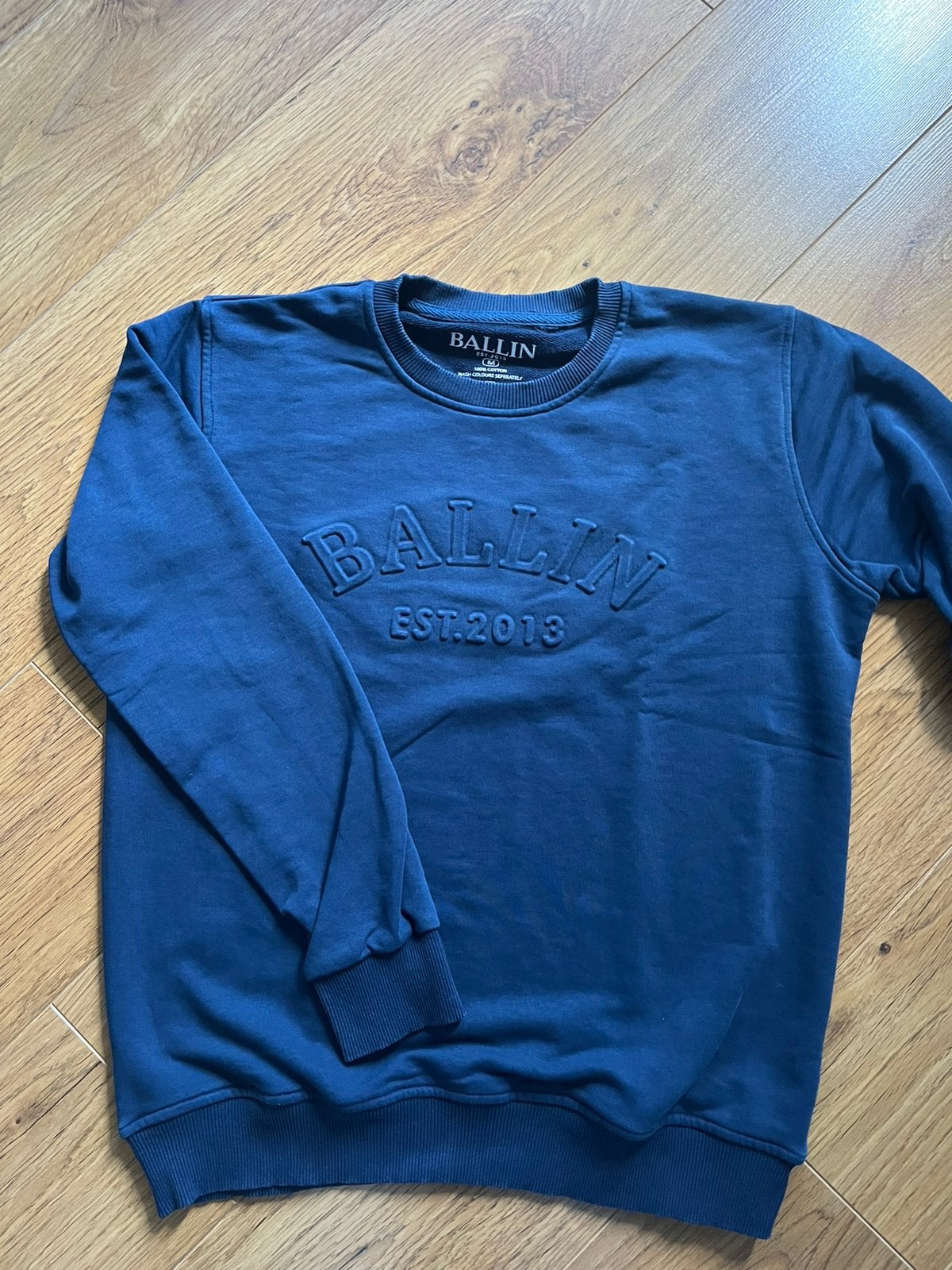 Sweater Ballin maat M, Kleding | Heren, Ophalen of Verzenden, Zo goed als nieuw, Maat 48/50 (M), Blauw