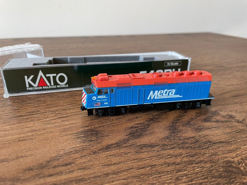 Kato chicago Metra #160 DCC, Hobby en Vrije tijd, Overige merken, Nieuw, Ophalen of Verzenden, Analoog