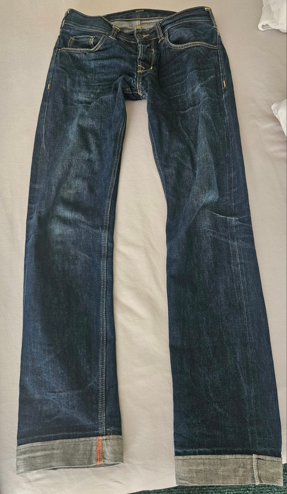 Pike Brothers roamer Heavy 15oz Denim Jeans 31x34, Blauw, W32 (confectie 46) of kleiner, Ophalen of Verzenden, Pike Brothers