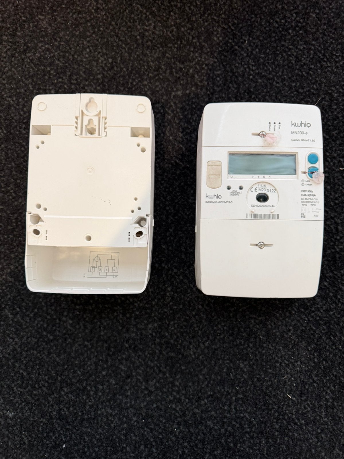 NIEUW KWHIQ MN200-e slimme kWh meter 1-fase 65A – verzegeld, Doe-het-zelf en Verbouw, Elektra en Kabels, Ophalen of Verzenden