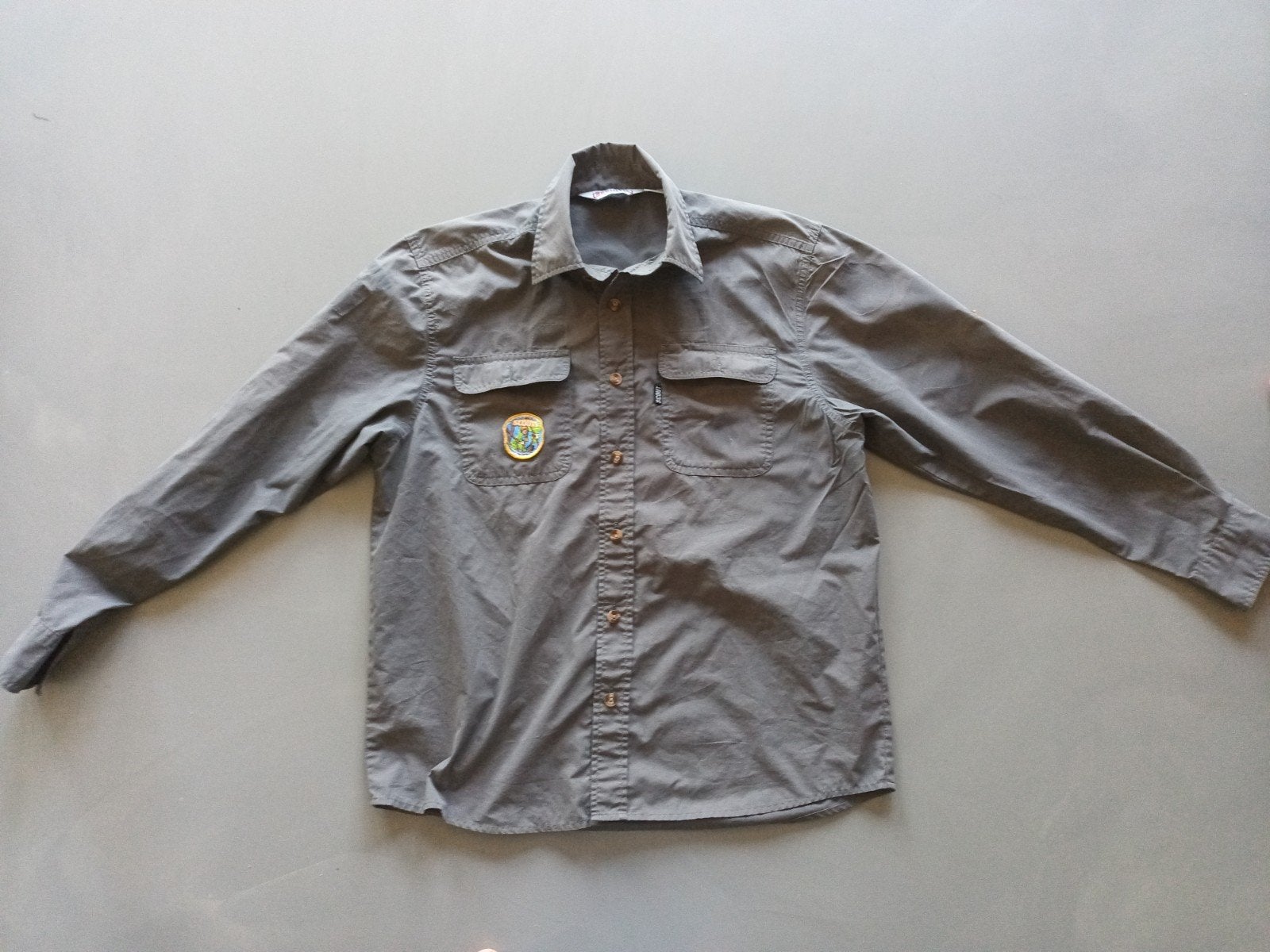 Scoutfit Scout blouse maat 164 met badge, Verzamelen, Scouting, Ophalen of Verzenden, Gebruikt, Kleding