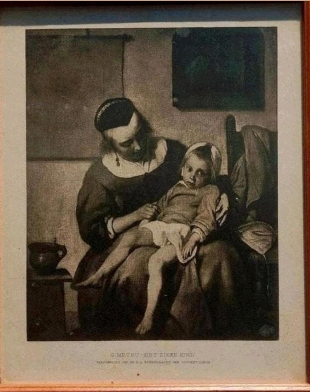 The Lacemaker (Johannes Vermeer) - Het zieke kind (Gabriel), Ophalen of Verzenden