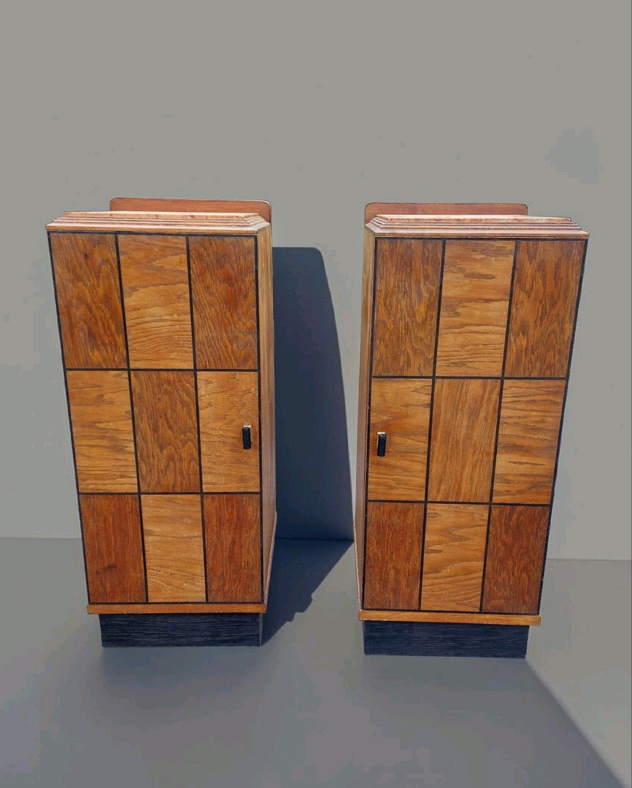 Antieke kastjes art deco nachtkastjes, Ophalen