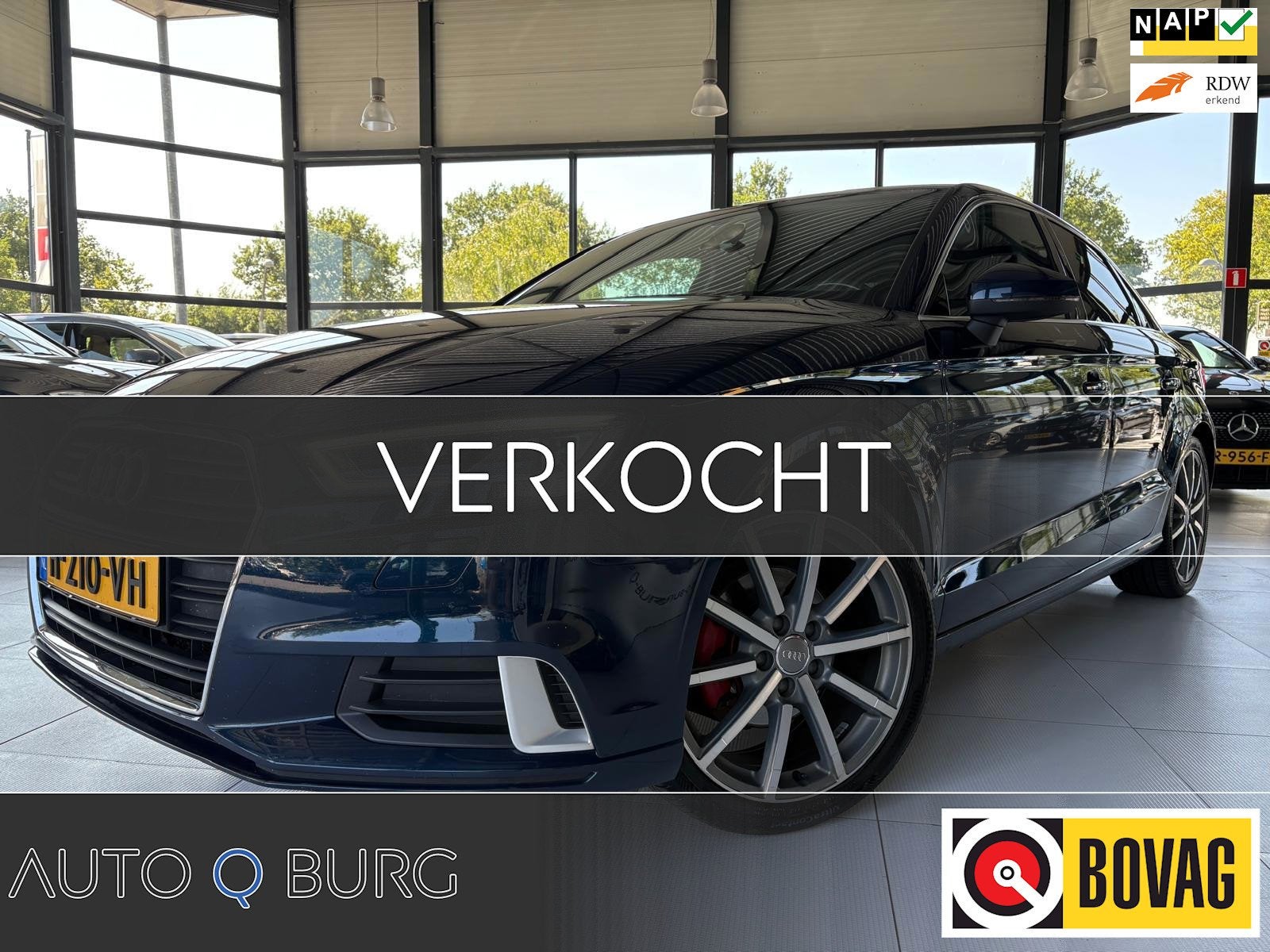 Audi A3 Limousine 30 TFSI Advance | Climate | PDC | LMV | Na, Auto's, Voorwielaandrijving, Gebruikt, Euro 6, Blauw