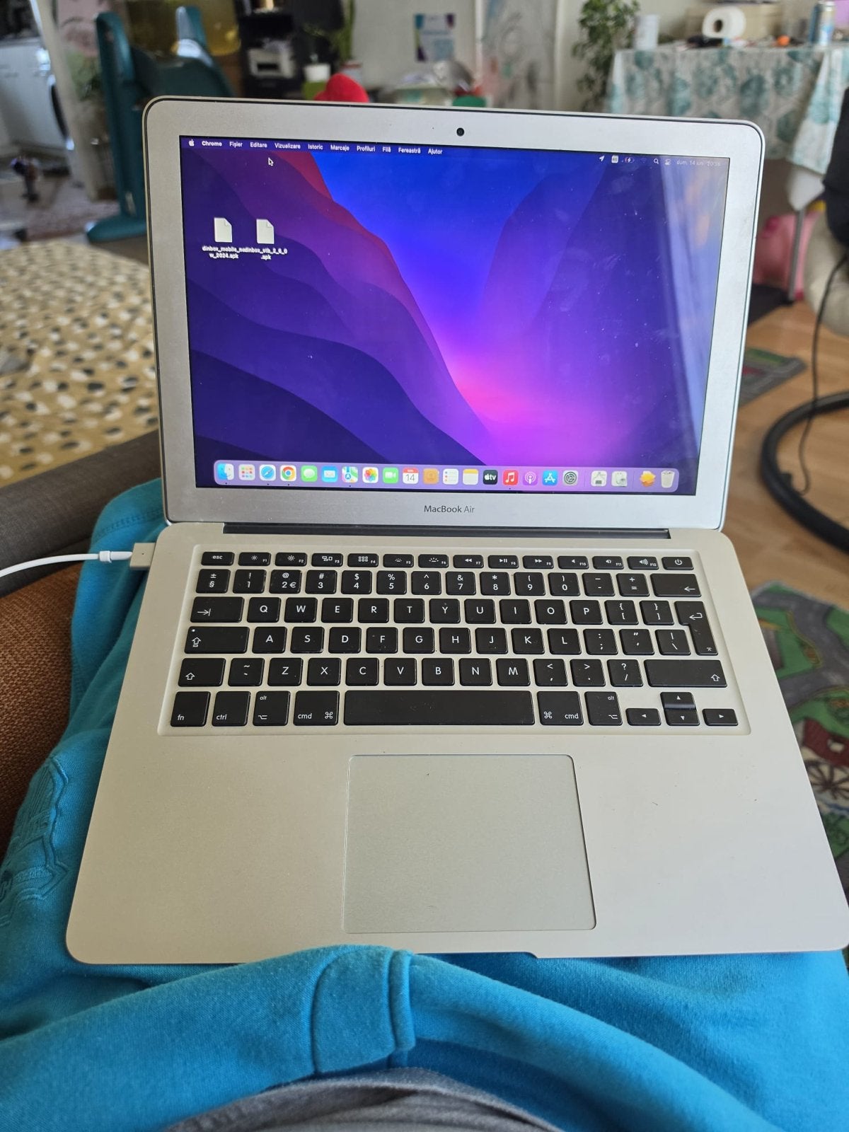 MacBook Air, Ophalen, Gebruikt, Qwerty, 8 GB