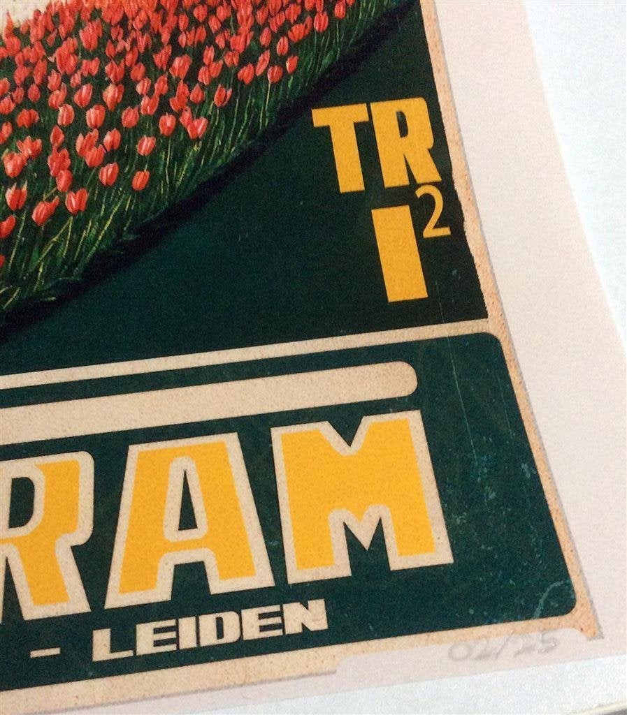 de Gele Tram Den Haag Leiden htm gelimiteerde Affiche Poster, Verzenden, Nieuw, Tram, Overige typen