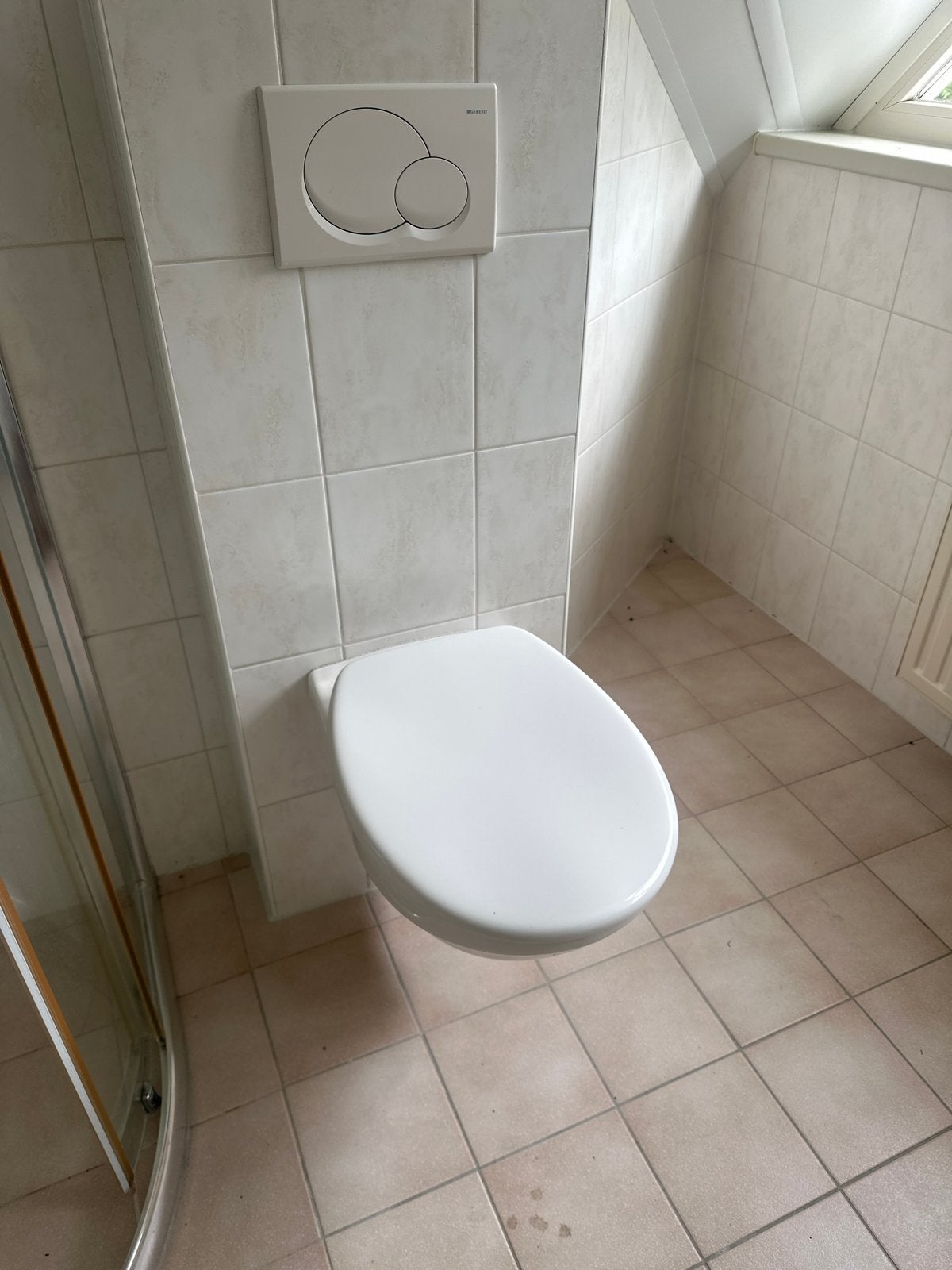 Wc, wastafelkraan en douchecabine - Heel netjes, Ophalen, Gebruikt, Glas, Douche