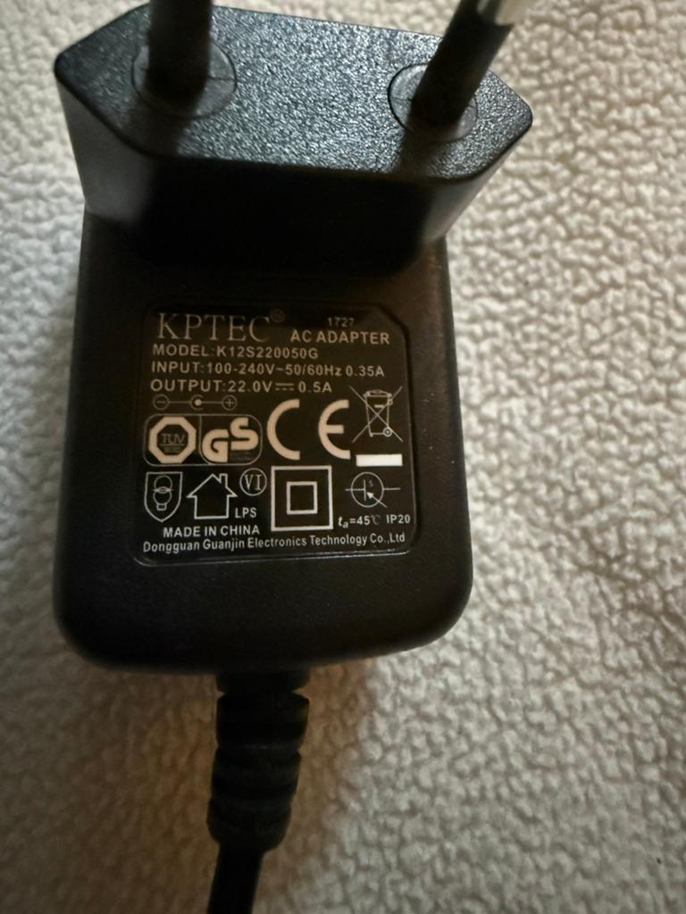 Oplader bosh stofzuiger, Verzenden, Gebruikt
