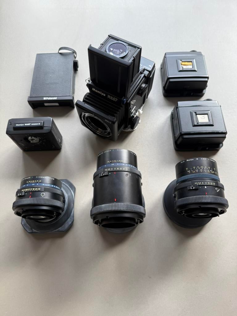 Analog️ Pro Kit Mamiya RZ Pro II incl 3 lens en meer, Ophalen, Zo goed als nieuw, Spiegelreflex, Overige Merken
