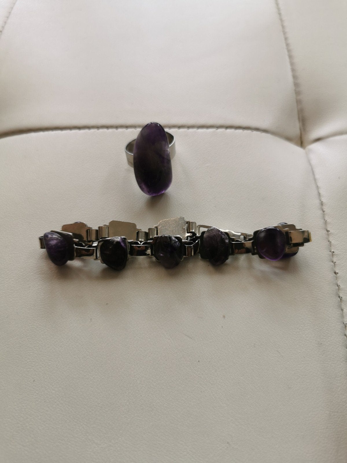 Juwelen set, Sieraden, Tassen en Uiterlijk, Antieke sieraden, Ophalen of Verzenden, Overige materialen, Armband