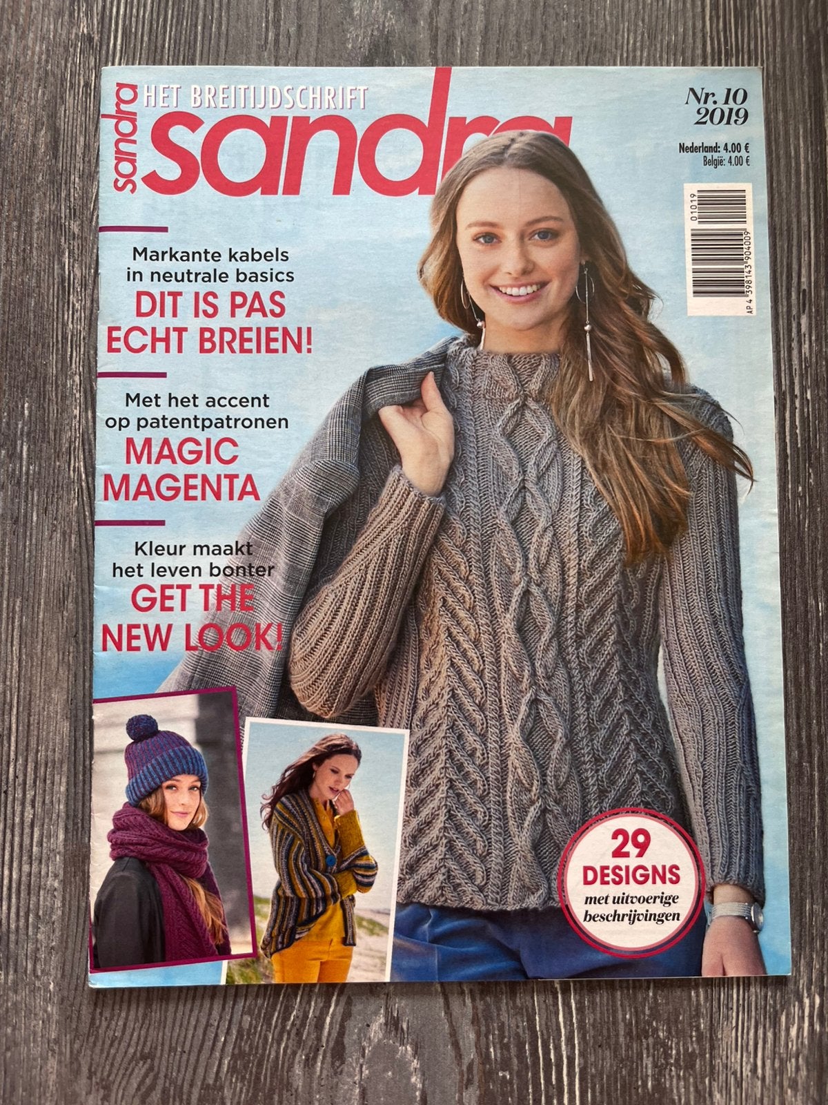 Sandra breitijdschrift nr 10, Ophalen of Verzenden, Zo goed als nieuw, Breien of Haken, Wol of Garen
