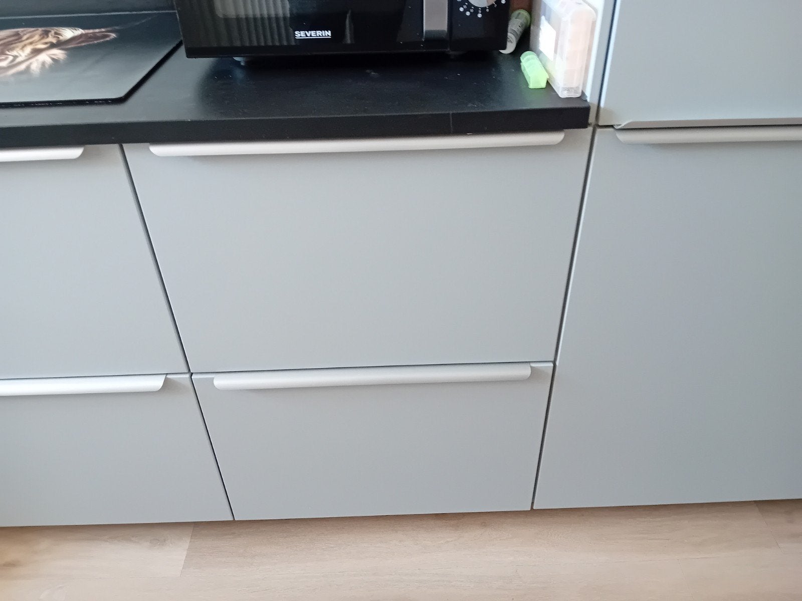Voorfrond  keuken la en kast deurtjes van ikea., Ophalen, Gebruikt, Overige typen, Hout
