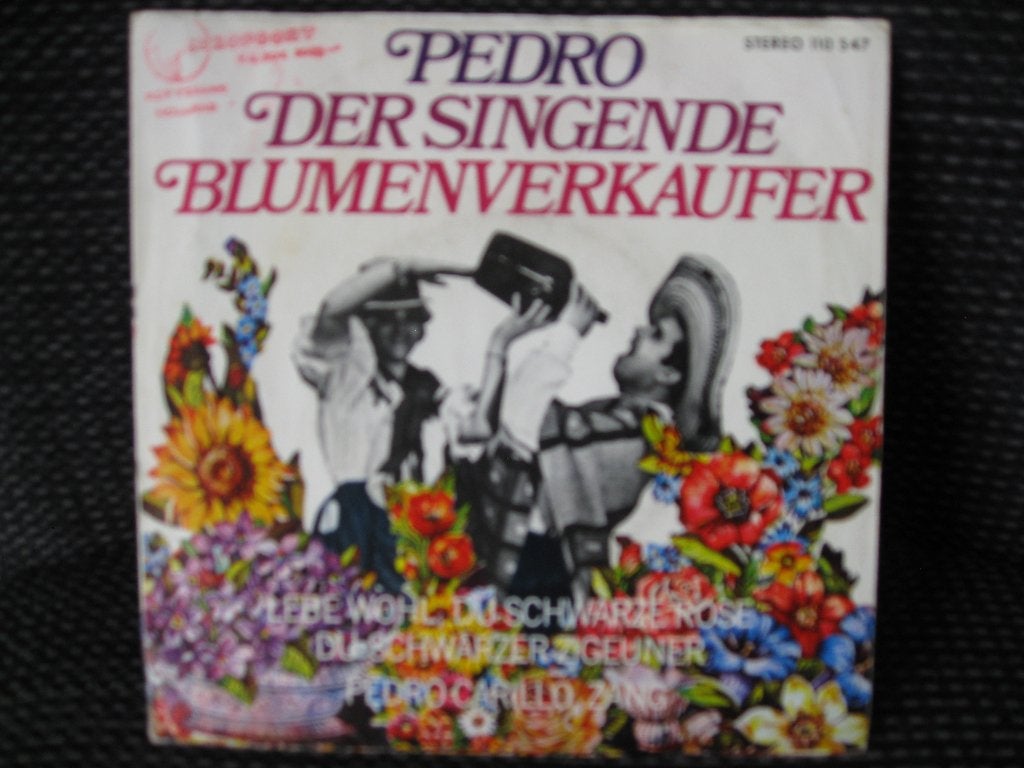 Pedro Carillo – Lebe Wohl Du Schwarze Rose - Du schwarzer, Cd's en Dvd's, Ophalen of Verzenden, Gebruikt, Pop, Single